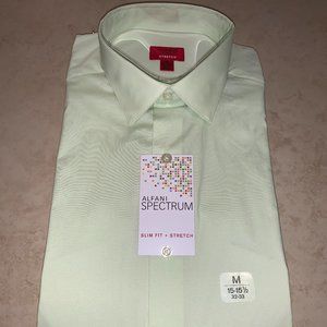 NEW Alfani Spectrum Slim Fit & Stetch Dress Shirt